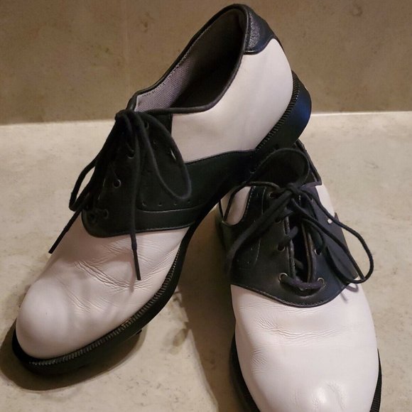 adidas Other - adidas Z-Traxion Golf Shoes Men's Size 9 White Black Cleats SH87